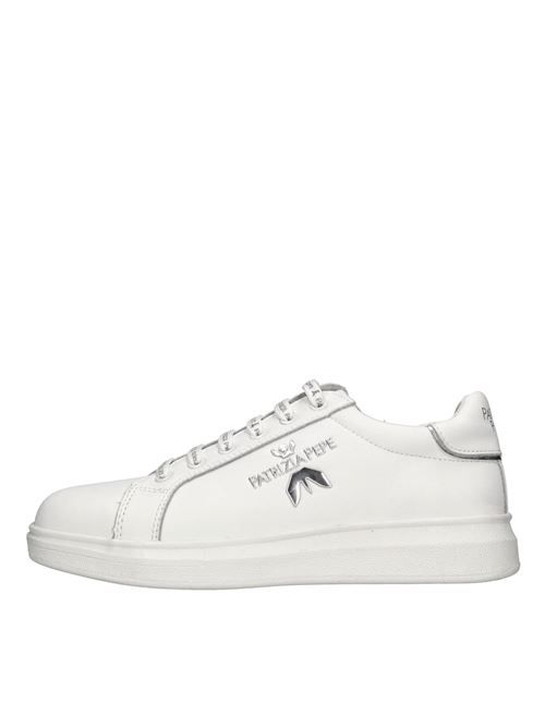 Sneakers in pelle PATRIZIA PEPE | PPJ210BIANCO-ARGENTO